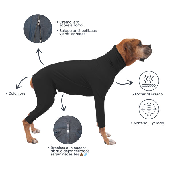 Enterizo para perro Verde Oliva